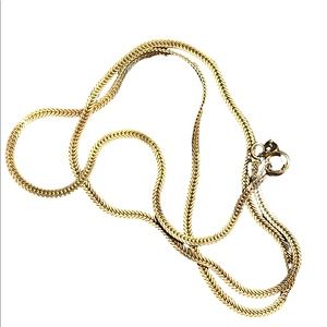 Vintage 14k solid Gold Beautiful Necklace Italy